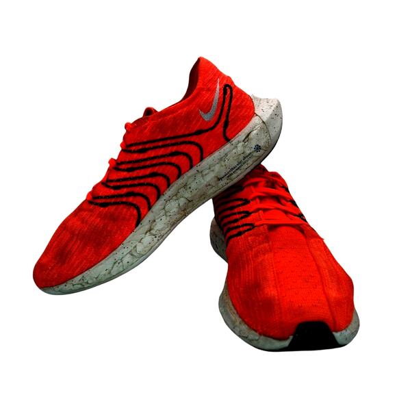 Vibrant Nike Pegasus Turbo Next Nature Mens Bright Orange Sneakers - Size: 9 main image 4